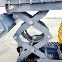 Vollhydraulischer 1000kg B&S / Benzinmotor-betriebener Schubkarren-Mini-Raupenkipper für Baustellen