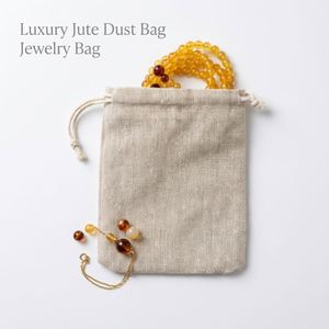 Bolsa Ecológica de Algodón Natural con Cordón, Bolsa Reciclable para Envasado de Alimentos, Bolsa con Cordón para Joyería, Embalaje Biodegradable para Regalos - Product Image 4