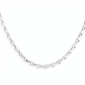 Collier massif en platine blanche Pt950 de haute qualité, unisexe, bijou de luxe intemporel en platine, cadeau - Product Image 5