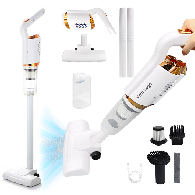 Stick Vacuum Cleaner Brush Deep Clean Hard Floor Carpets Pet Hair Clean Handheld Smart Cordless Vacuum Cleaner