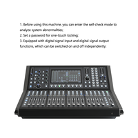 Console de mixage audio numérique professionnelle 32 canaux DM16.6 en métal avec contrôleur DJ Bluetooth
