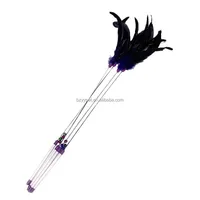 Base de baguette pour chat de 70cm avec cloches à plumes en acier Flexible Funny Cats Crazy Hunting Toys Simple Style