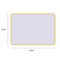 Tableau blanc de bureau A4 Offre Spéciale Double face coloré personnalisé enfants magnétique effaçable à sec pour l'enseignement des étudiants