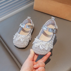 Chaussures Mary Jane pour filles, style coréen tendance, avec nœud et perles, faciles à assortir pour le quotidien, les fêtes et les sorties en extérieur - Product Image 2