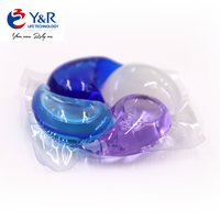 Capsules de lessive jetables de 25 grammes avec parfum floral pour vêtements