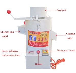 Máquina peladora de castañas de agua para remover la cáscara - Product Image 3