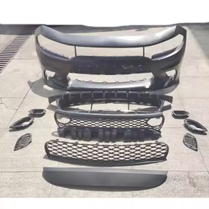 Rejilla de Parachoques Delantero, Kit de Parachoques Delantero Sin Piezas de Faros Antiniebla para Charger SRT Hellcat 2015 2016 2017 2018 2019 - Product Image 2