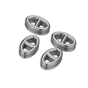 5個ステンレス鋼豚鼻ウエストタワーチャームペンダントDIYジュエリー所見ネックレス用品バルク卸売 - Product Image 3