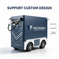 Robot de recharge mobile autonome 80 kW AC+DC avec interface Type 2, entrée 380 V, double mode de charge, pour flotte commerciale, zone de stationnement, L4+ Auto-Drive