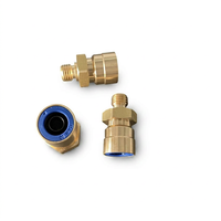 Conector de Manguera Neumática de Latón de Alta Resistencia con Perno Giratorio para Camiones y Autocaravanas