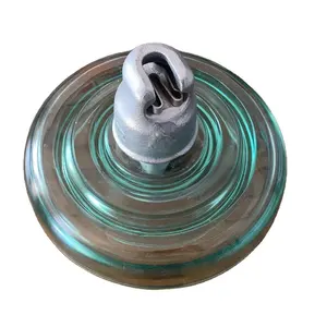 Factory Supply Dust-proof Disc Glass Anti-high Pressure 120kn Toughened Glass Suspension Insulator