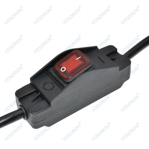 Outdoor Extension <strong>Cord</strong> with On/Off Waterproof Switch, <strong>Heavy</strong> Duty US Nema 5-15P to 5-15R Male to Female Black SJT Extension <strong>Cord</strong> - Product Image 5