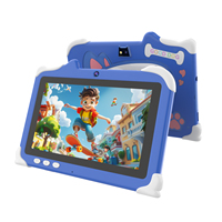 Tablette éducative pour enfants de 4 à 12 ans, 7 pouces, AT73K, bleue, tablette Android pour enfants