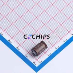 Condensateur électrolytique en aluminium à montage traversant 01EC0004SHG10uF250V, D8xL12mm 10uF 20% 250V 280mA-100kHz - Product Image 2