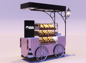 Small Wooden Candy <strong>Cart</strong> for Sale Mobile <strong>Indoor</strong> Outdoor Candy Booth Potable <strong>Food</strong> <strong>Cart</strong> - Product Image 4