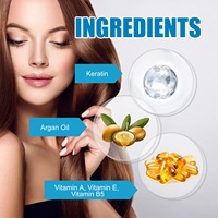 Capsules de sérum réparateur pour cheveux - Huile nourrissante biologique pour cheveux secs, crépus, abîmés et bouclés - Sans alcool et sans sulfate - Sans fixation