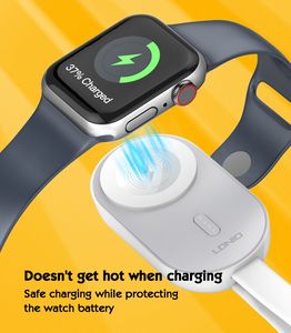 LDNIO AW005 Nuevo Diseño, Mini Banco de Energía Portátil de 1200 mAh, Cable de Carga para Reloj Inteligente, Cargador Inalámbrico para <span class=keywords><strong>iWatch</strong></span> - Product Image 6