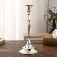 Porte-bougie en alliage de zinc de style européen, cadeau de dîner, décoration romantique vintage pour la maison, mariage, ambiance aux chandelles