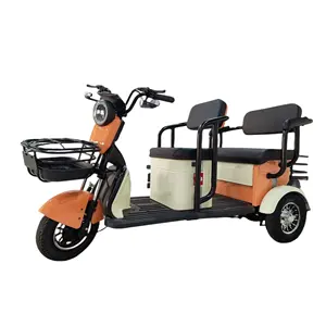 CQHZJ GYM-V8后排和前排座椅乘客三轮车电动3轮踏板车Tuktuk成人三轮车800W600W瓦摩托车