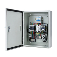 Armoire de distribution et de commande ATS complète à double alimentation automatique triphasée 2P et 4P, 63A-630A