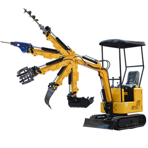 Precio de fábrica mini Track Hoe 1.2ton máquina excavadora para la venta mini excavadora más pequeña - Product Image 6