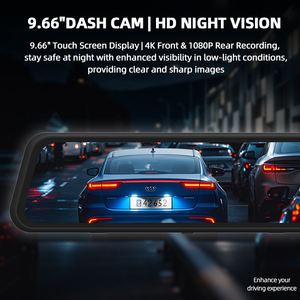 9,66 "Full HD дисплей Бестселлер портативный двойной объектив Автомобильный видеорегистратор для контроля безопасности транспортных средств - Product Image 2