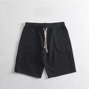 Sweat Shorts Embroidery Logo 100% Cotton French Terry Fifth Men Sweat Shorts