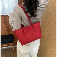 Sacs fourre-tout décontractés en cuir PU grande capacité de haute qualité pour femmes, sacs à main de luxe tendance pour femme, vente en gros