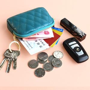 Fashion Designer Luxury Ladies Leather Key-chain <b>Purse</b> Custom Women's Change Pouch Zipper Coin <b>Purse</b> - Product Image 4