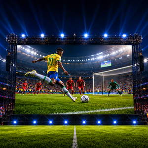 Écran LED mobile 8K HDR10+ P3.91 le plus populaire de DDW pour location extérieure, zone de fans, affichage vidéo pour matchs de football en direct sur les stades - Product Image 1