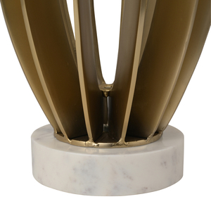 Tavolino Laterale con Base Scultorea Aperta e Piano Rotondo, Pezzo d'Accento Moderno per Soggiorno, Arredamento Casa Elegante - Product Image 4