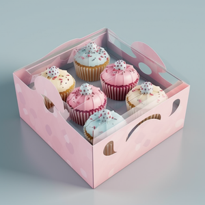 Trắng duy nhất cupcake hãng số lượng lớn trắng cá nhân cupcake container chủ sở hữu Hộp bao bì hộp cho cupcakes - Product Image 5