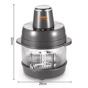 Robot culinaire électrique multifonction 500W 2-en-1 : Pétrin, Hachoir à viande, Mixeur et Blender de cuisine - Product Image 4