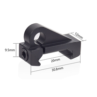 Support de Sangle en Alliage d'Aluminium Léger Personnalisé pour Chasse et Tir en Extérieur, Attache Rapide