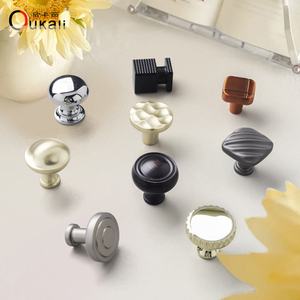 Oukali Modern Simplicity Zinc Alloy <strong>Knob</strong> Handle Hollow Zamak Living Room Dining Warehouse Workshop Hospital Apartment - Product Image 2