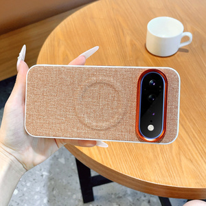 แฟชั่นเนื้อผ้าแม่เหล็กเคสโทรศัพท์สำหรับกูเกิลพิกเซล 11 โปร XL 10 ไร้สายชาร์จกันกระแทกฝาครอบป้องกันด้านหลัง - Product Image 6