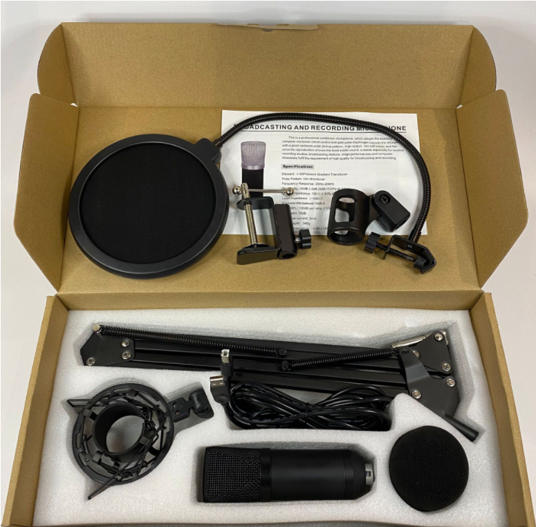 Ensemble micro Fifine BM700 Professionnel Usb Studio Ordinateur Micro À Condensateur Ensemble Pour L'enregistrement