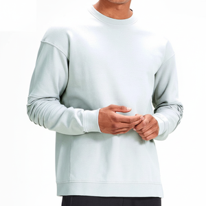 Sudadera cálida para hombre, jersey de gran tamaño, manga larga, informal, Polar, invierno, ropa deportiva elegante, ropa de calle, traje de moda para gimnasio - Product Image 1