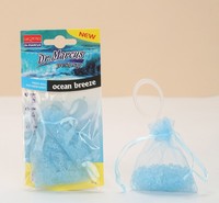 Perles parfumées colorées pour voiture, désodorisant suspendu, sachet écologique, éliminateur d'odeurs, sans poudre, parfum longue durée