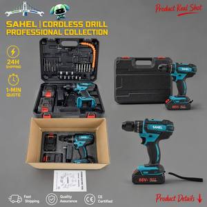 Juego de <span class=keywords><strong>Taladro</strong></span> Inalámbrico para Batería Makita de 18V, Kit de <span class=keywords><strong>Taladro</strong></span> Eléctrico de 21V con 2 Baterías y Cargador, <span class=keywords><strong>Taladro</strong></span> Atornillador con Estuche de Transporte - Product Image 5