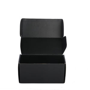 D'estampillage Chaud de luxe Carton Kraft Papier Boîtes En Carton Ondulé Noir Pour <span class=keywords><strong>homme</strong></span> Vêtements Emballage - Product Image 4