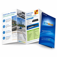 Brochure de Marketing Professionnelle Tri-fold en Couleur de Qualité Supérieure, Impression Personnalisée de Brochures