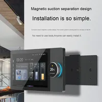 2025 Hot Q7 Smart Home Kits Sistemas Tuya Zigbee Gateway Panel de pantalla táctil Pared Central Music Center 2 zonas de música diferentes Caliente