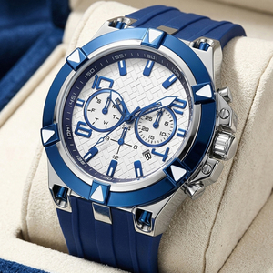 Montre sport à quartz pour homme DK&YT, marque haut de gamme, bracelet en silicone, chronographe, calendrier, montre-bracelet pour homme, Relogio Masculino - Product Image 2
