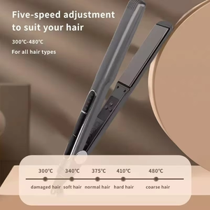 Plancha <span class=keywords><strong>de</strong></span> Pelo Profesional 3 en 1 <span class=keywords><strong>de</strong></span> Marca Privada con Doble Voltaje, Revestimiento Cerámico Múltiple y Pantalla LCD para Salón - Product Image 6