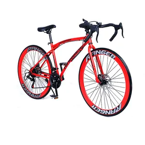 Bicicleta de carretera profesional para adultos, bici de carreras de aluminio, 25C, 27 velocidades, 700 C, suministro de fábrica