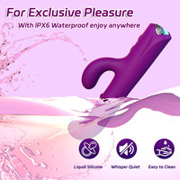 Vibrateur clitoridien AITT en silicone, étanche, rechargeable par USB, 10 modes de vibration, design silencieux et mini, plaisir féminin, CE ROHS