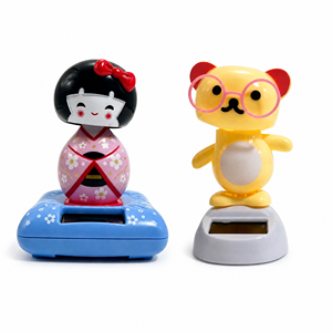 Giocattoli Solari Personalizzati <span class=keywords><strong>Anime</strong></span> Carini, Bambole Danzanti Automatiche, Ornamenti per Cruscotto Auto, Decorazioni Kawaii per Scrivania Ufficio, Set Regalo per Bambini - Product Image 1