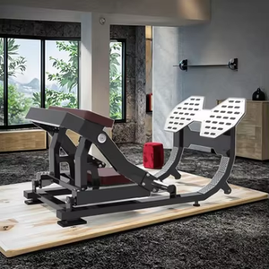 Máquina ajustable comercial para puente de cadera con carga de placas, equipo de entrenamiento de glúteos y parte inferior del cuerpo para gimnasio - Product Image 2