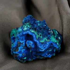 Atacado azul azurita cristal azurite azurite e malaquita mineral